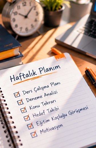 Haftalik calisma plani